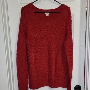 Mossimo Supply Co. Red Sweater Sz XXL
